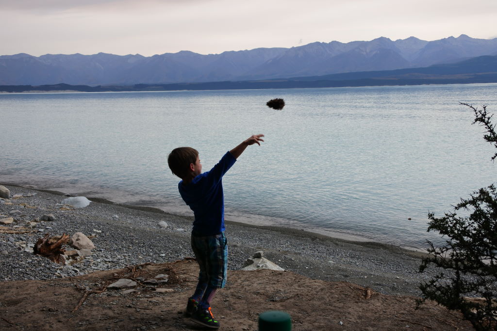 am Lake Pukaki